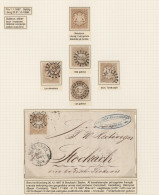 Bayern - Marken Und Briefe: 1867, Wappen Geschnitten, 9 Kr. Ockerbraun, Spezial- - Autres & Non Classés
