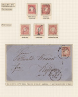 Bayern - Marken Und Briefe: 1870/1875, Wappen Gezähnt, 3 Kr. Karmin, Spezial-Sam - Altri & Non Classificati