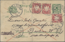 Bayern - Marken Und Briefe: 1870/1920 (ca.), Landkreis Straubing-Bogen, Partie V - Otros & Sin Clasificación