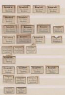 Bayern - Retourmarken: 1870/1980 (ca.), Retourmarken Bayern, Kolonial-Trauervign - Sonstige & Ohne Zuordnung