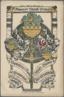 Bayern - Privatganzsachen: 1899/1906, Wertstempel "Wappen", Partie Von 28 Gebrau - Autres & Non Classés