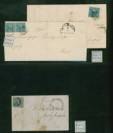 Bayern - Geschlossene Mühlradstempel: 1855/1865 (ca.), Sammlung Von Ca. 70 Brief - Altri & Non Classificati