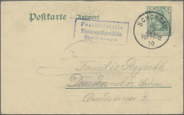 Bayern - Postablagestempel: 1900/1919, POSTHILFSSTELLENSTEMPEL, Umfangreiche Sam - Other & Unclassified