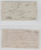 Braunschweig - Vorphilatelie: 1800-1875 (ca.), Umfangreiche Stempel-Sammlung In - Prephilately