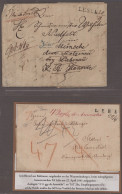 Bremen - Vorphilatelie: 1822/67, Kleine Briefsammlung Mit Markenlosen Belegen Mi - Prephilately