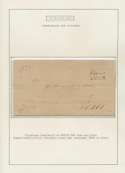 Oldenburg - Vorphilatelie: 1849-1867 (ca.), HEPPENS, Heimatsammlung, 17 Belege, - Vorphilatelie