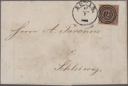Schleswig-Holstein - Marken Und Briefe: 1855/1866 (ca.), Schöne Sammlung Mit Sel - Sonstige & Ohne Zuordnung