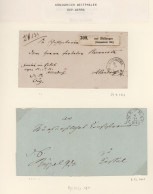 Thurn & Taxis - Vorphilatelie: 1840/59, Briefsammlung In 2 Bänden Auf Selbstgest - Prephilately