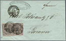 Württemberg - Marken Und Briefe: 1773/1866, Sammlung Mit 43 Faltbriefen Mit Mark - Otros & Sin Clasificación