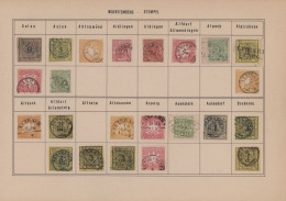 Württemberg - Marken Und Briefe: 1851/1870, Schöne Alte Sammlung Von Marken Und - Sonstige & Ohne Zuordnung