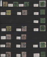 Württemberg - Marken Und Briefe: 1851/1920, Saubere Sammlung Ohne Die Spitzen Ab - Other & Unclassified