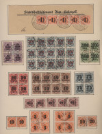 Württemberg - Marken Und Briefe: 1900/1920, Interessante Saubere Sammlung Pfenni - Altri & Non Classificati