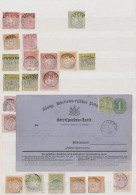Württemberg - Stempel: 1851/1875, KREUZERZEIT, Stempelsammlung Mit Ca. 550 Marke - Altri & Non Classificati