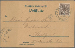 Württemberg - Besonderheiten: 1900, 7 Meist Saubere Karten "Einladung Zur Jagd" - Andere & Zonder Classificatie