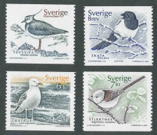 SUECIA 2001 - AVES - PAJAROS - YVERT 2210/2213** - Nuevos