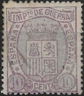 ESPAÑA 1875 - Escudo De España Sello  10 C. Edifil  155 (0) - Usati