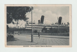 BRINDISI:  PORTO  E  GIARDINI  STAZIONE  MARITTIMA  -  FP - Brindisi