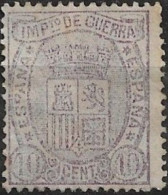 ESPAÑA 1875 - Escudo De España Sello  10 C. Edifil  155 (0) - Usati