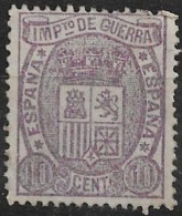 ESPAÑA 1875 - Escudo De España Sello  10 C. Edifil  155 (0) - Ongebruikt