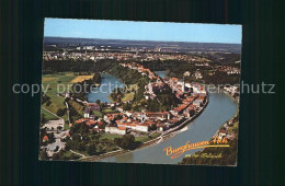 72204358 Burghausen Salzach Fliegeraufnahme Burghausen - Burghausen