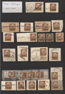 Elsass-Lothringen - Stempel: 1877/1944, Umfangreiche Stempelsammlung Auf Kaiserr - Autres & Non Classés