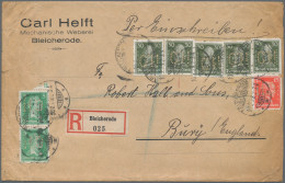 Deutsches Reich: 1890/1940 (ca.), FIRMENLOCHUNGEN, Sehr Schöne Reichhaltige Samm - Colecciones