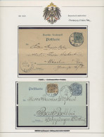 Deutsches Reich - Krone / Adler: 1895/1902, Spezial-Sammlungspartie Mit Drei Bel - Sammlungen
