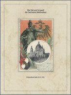 Deutsches Reich - Germania: 1900-1922 (ca.), Germania-Ausgaben, Spezialsammlung - Sammlungen