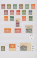 Deutsches Reich - Inflation: 1921/1922, Freimarken Ziffern/Arbeiter/Posthorn/Pfl - Collections