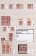 Deutsches Reich - Inflation: 1922, Germania-Ergänzungswerte, Meist Postfrische, - Sammlungen