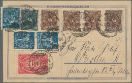 Deutsches Reich - Inflation: 1922/1923, Partie Von 51 Bedarfsbelegen Mit Meist F - Colecciones