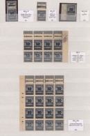 Deutsches Reich - Inflation: 1923, Hitler-Provisorium Und Aufdrucke Auf Korbdeck - Sammlungen