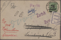 Deutsches Reich - Inflation: 1923, Partie Von Ca. 79 Bedarfsbelegen Mit Frankatu - Collections