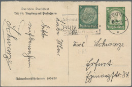 Deutsches Reich - 3. Reich: 1933/1941, Partie Von Zwölf Briefen Und Karten, Alle - Lettres & Documents