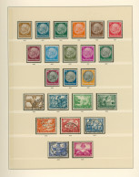 Deutsches Reich - 3. Reich: 1933/1945, Meist Ungebrauchte/postfrische, Vereinzel - Used Stamps