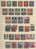 Deutsches Reich - 3. Reich: 1933/45, Sammlung Im Sieger-Vordruckalbum, Es Wurde - Used Stamps