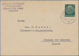 Deutsches Reich - 3. Reich: 1934/1943, Partie Von 13 Briefen Und Karten, Alle Fr - Storia Postale