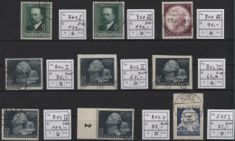 Deutsches Reich - 3. Reich: 1935/1945, Sauber Gestempelte Partie Von 22 Verschie - Used Stamps