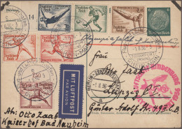 Deutsches Reich - 3. Reich: 1936, Olympische Spiele, Partie Von 36 Belegen Mit E - Lettres & Documents