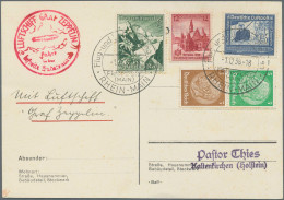 Deutsches Reich - 3. Reich: 1936/1944, Partie Von 40 Meist Philatelistischen Bel - Lettres & Documents