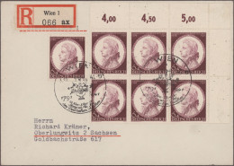 Deutsches Reich - 3. Reich: 1941/1944, Saubere Partie Von 58 Briefen Und Karten - Covers & Documents