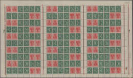 Deutsches Reich - Markenheftchenbogen: 1921, Kollektion Von 10 Kompletten MHB, D - Carnets