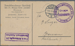 Deutsches Reich - Dienstmarken: 1881/1919, "Frei Lt.Avers"/"Frei D.Ablösung", Pa - Officials