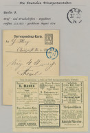 Deutsches Reich - Privatpost (Stadtpost): BERLIN/Briefexped./Packetfahrt, 1873/1 - Correos Privados & Locales