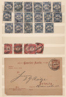 Deutsches Reich - Privatpost (Stadtpost): LEIPZIG,1892, Steckbuch Mit über 800 D - Privatpost