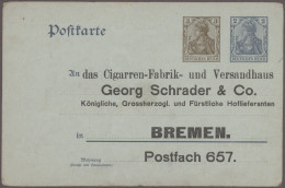 Deutsches Reich - Ganzsachen: 1873/1923, Partie Von Ca. 95 Meist Gebrauchten Gan - Andere & Zonder Classificatie