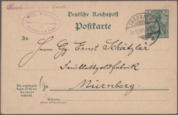 Deutsches Reich - Ganzsachen: 1900/1922, Saubere Sammlung Von 196 Fast Nur Gebra - Other & Unclassified