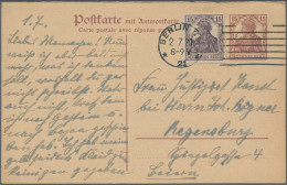 Deutsches Reich - Ganzsachen: 1902/1922, Meist 1919/1922, Umfangreicher Bestand - Other & Unclassified