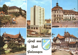 72204303 Bad Salzungen Kurhaus Hochhaus Am Lenningplatz Am Markt Gradierwerk Bad - Bad Salzungen