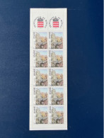 MONACO Carnet De 10 Timbres N 1708 De 1990 La Rampe En état Luxe - Unused Stamps